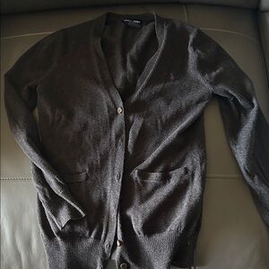Ralph Lauren Dark Brown Cardigan Sweater